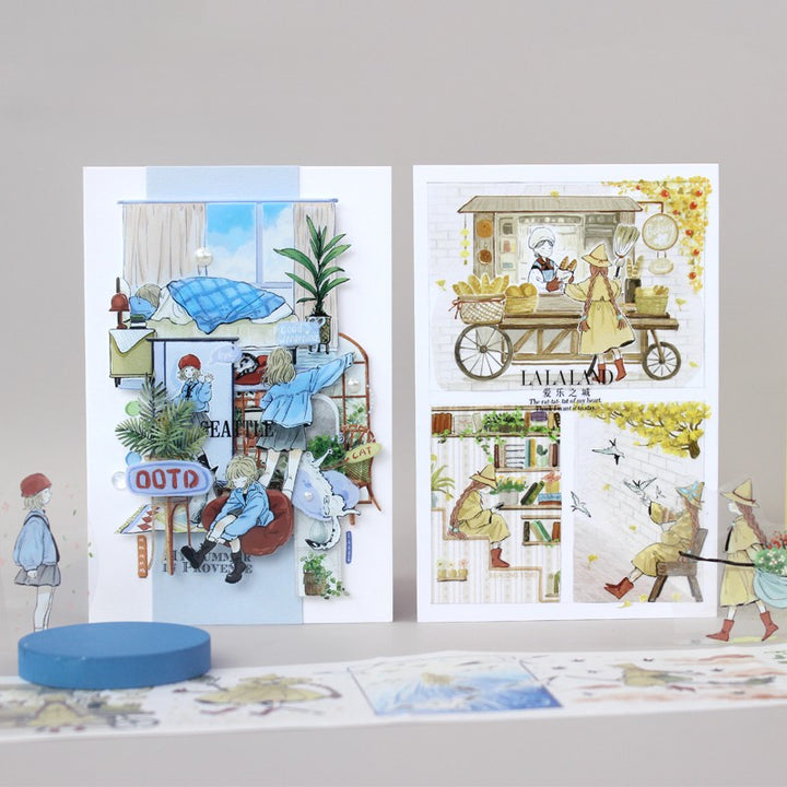 Encounter PET Tape Daily Life Characters For Personalized Decoration