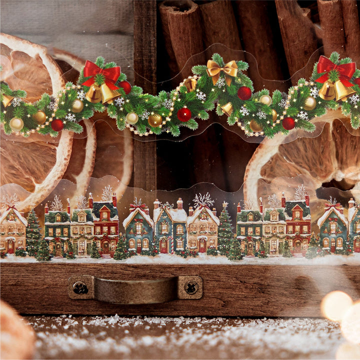 Encounter Series Christmas PET Stickers Retro Collage