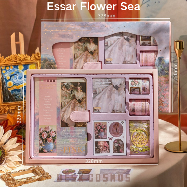 Essar Flower Sea Bullet Journal Set with Washi Tape