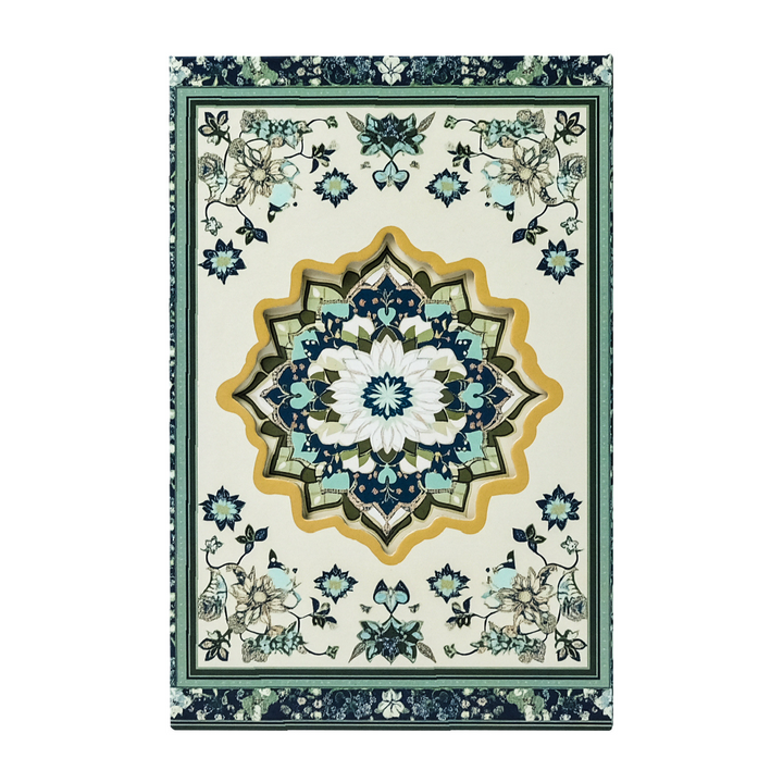 Ethnic Style Retro Journal with Hollow Design for Planning