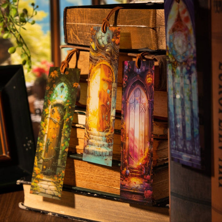 Explore Dream Doors and Windows vintage PVC planner bookmarks