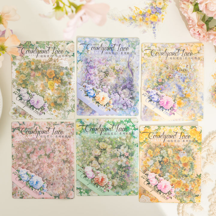 Exquisite Garden Lace Planner Border Stickers