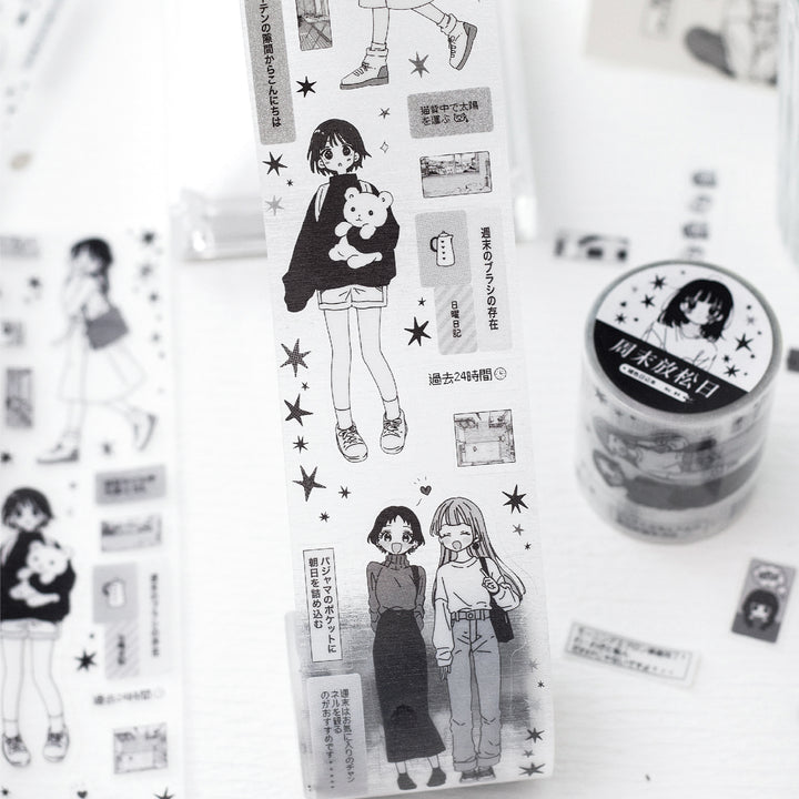 Faded Diary Tapes For Creative Projects