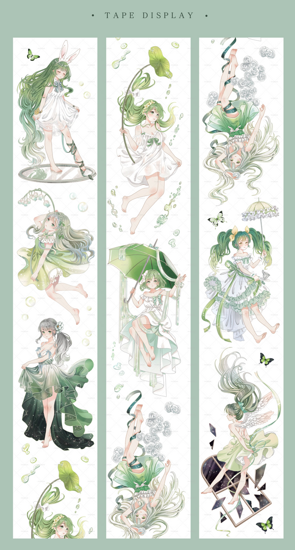 Fairy Dawn Decorative Tape Characters Sweet Journal Use