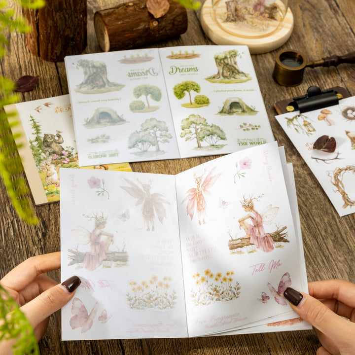 Fairy Path Spirit Realm Washi and PET Stickers Set