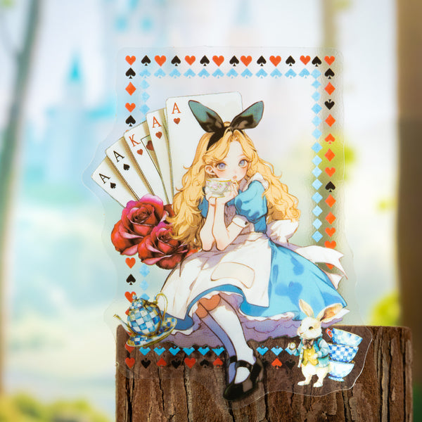 Fairy Tale Adventure PET Stickers Cute Characters Craft Material