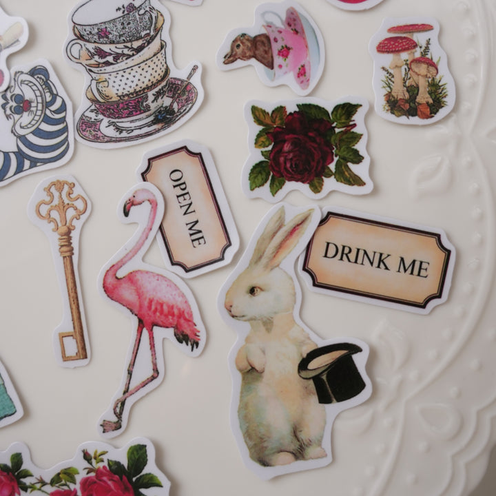 Fairy Tale Sticker Pack Wonderland Adventure PVC Sticker Book