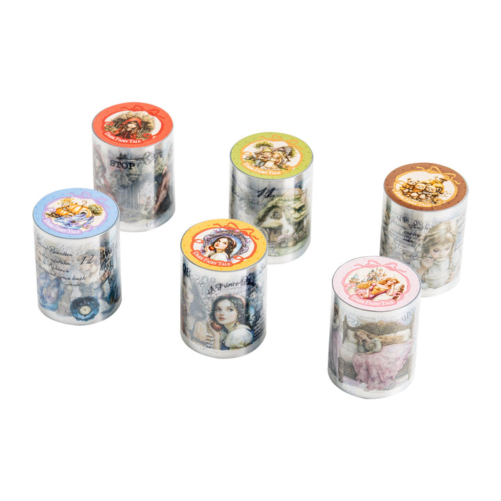 Fairy Tale Tape Dreamy Character Stickers White background