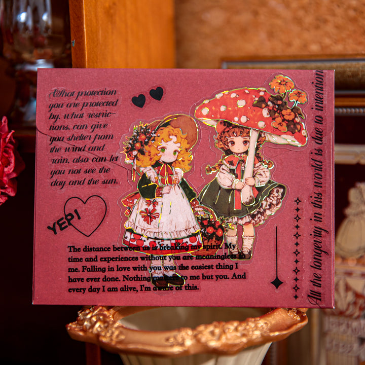 Fairy Tale Theater Series Stickers for Junk Journal Creation
