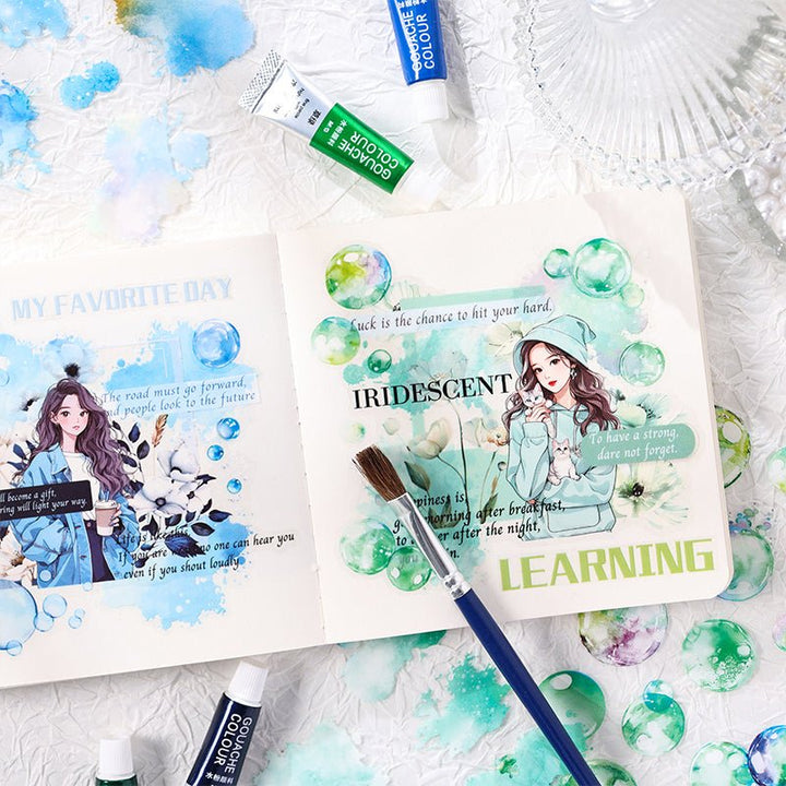 Fantasy Bubble Journal PET Stickers