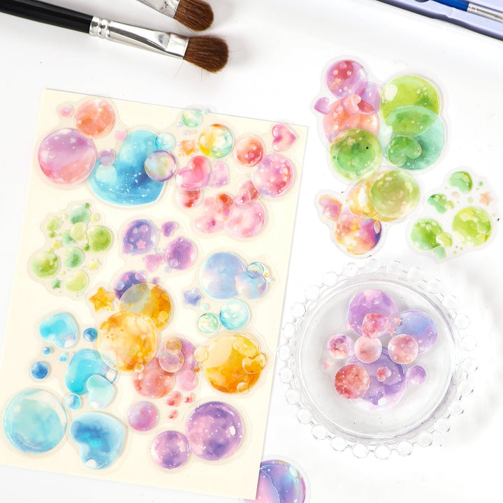 Fantasy PET Stickers Dream Bubble Series creative sticker supplies