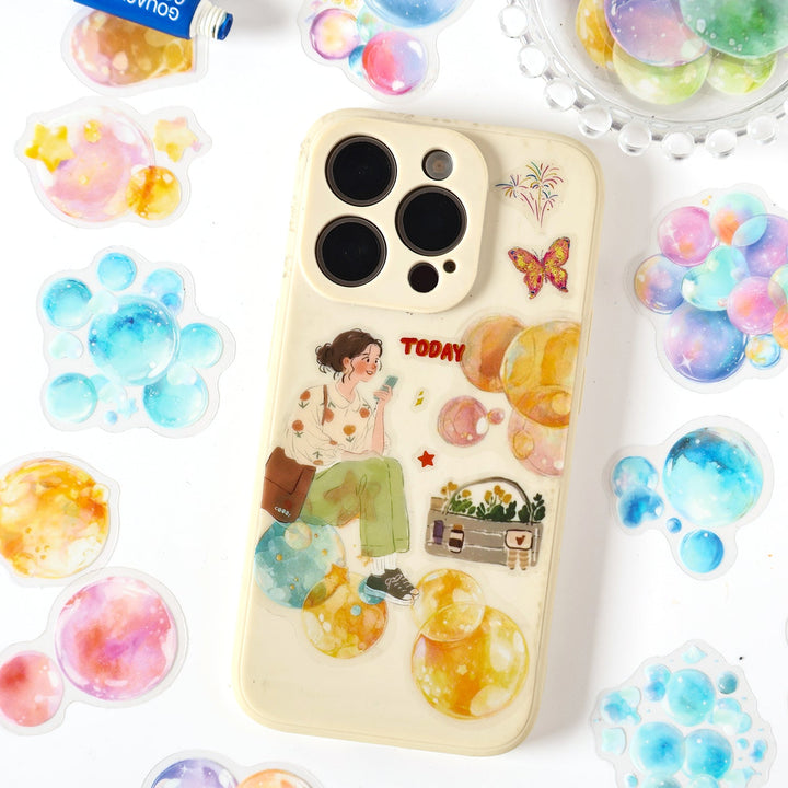 Fantasy PET Stickers Dream Bubble Series dreamy texture finish