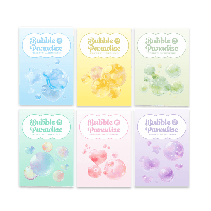 Fantasy PET Stickers Dream Bubble Series for diy journaling