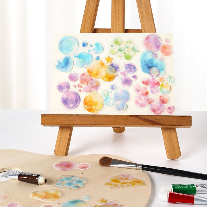 Fantasy PET Stickers Dream Bubble Series romantic decoration pack