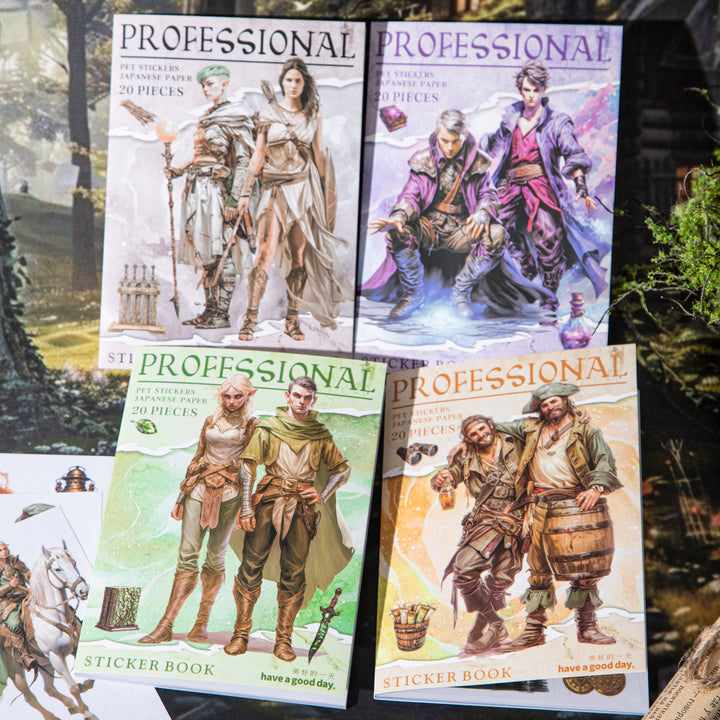 Fantasy Professional Notes Magic Fantasy Character Sticker Book Artistic Projects