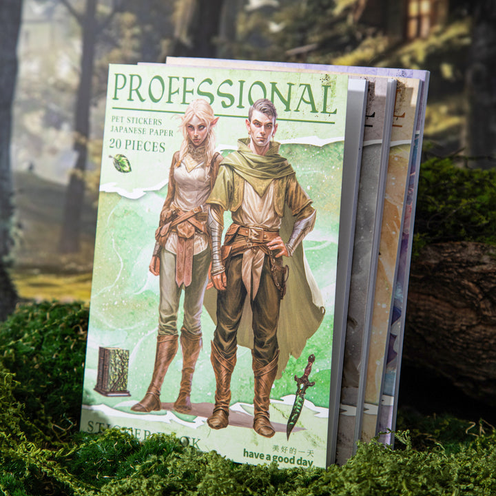 Fantasy Professional Notes Magic Fantasy Character Sticker Book Personalized Journal