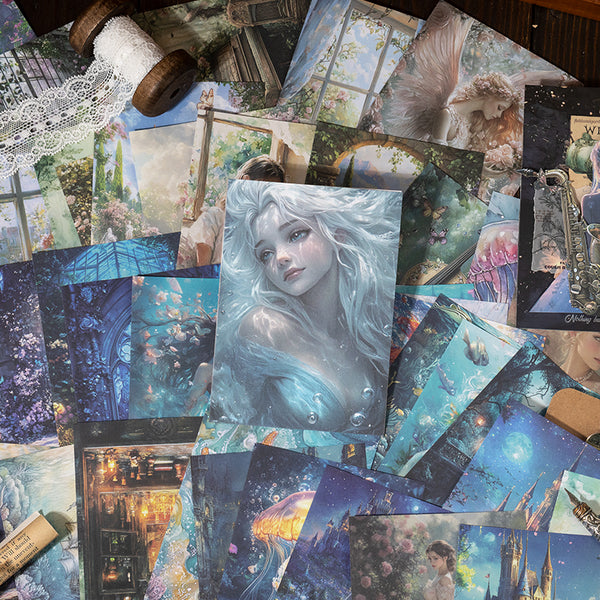 Fantasy and Mysterious Fairy Tale Journal Supplies for DIY Lovers