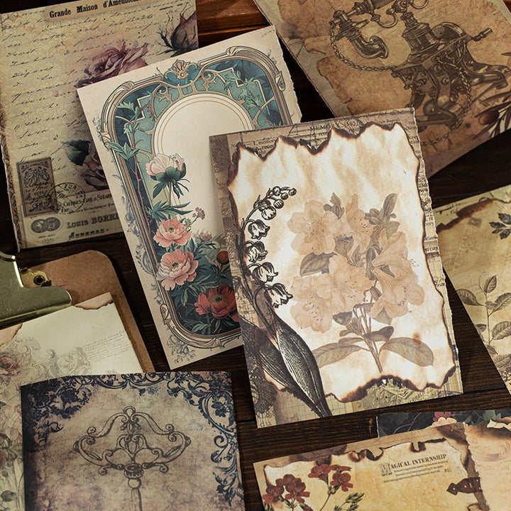 Far Chant Scrapbook Paper Vintage Fantasy Style