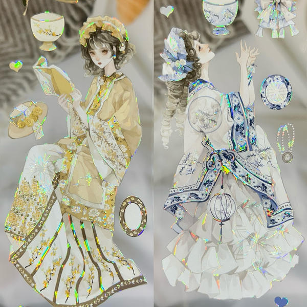 Fashion Comic Chinese Style Tape for Bullet Journals