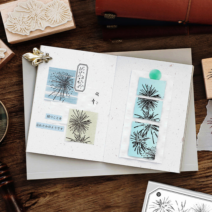 Fireworks Stamp Glorious Moments Vintage Floral