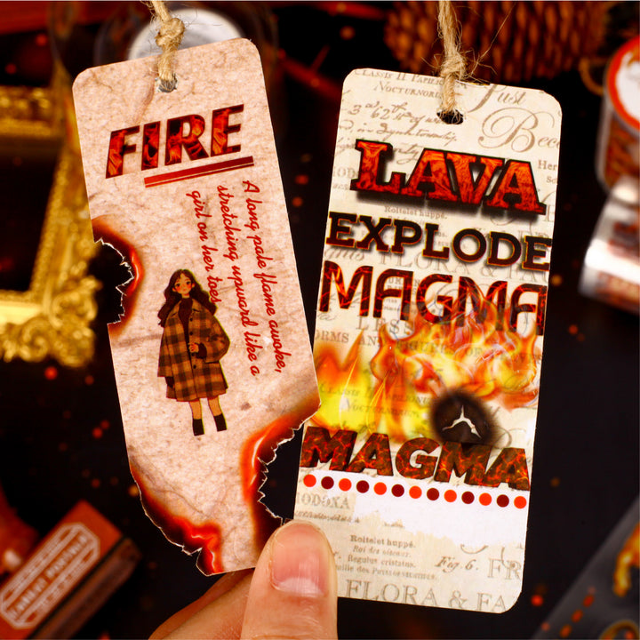 Flame Series Text PET Tapes Suitable for Art Projects