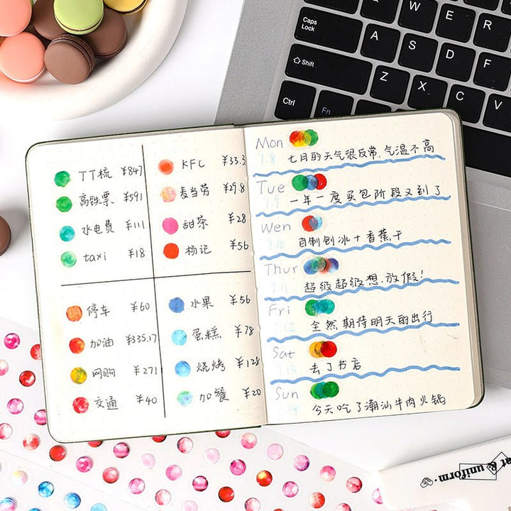 Fleeting Time Decorative Tapes for Craft Projects