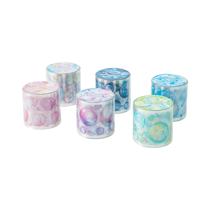 Floating Bubbles Tape Watercolor Bubbles Polka Dots Art