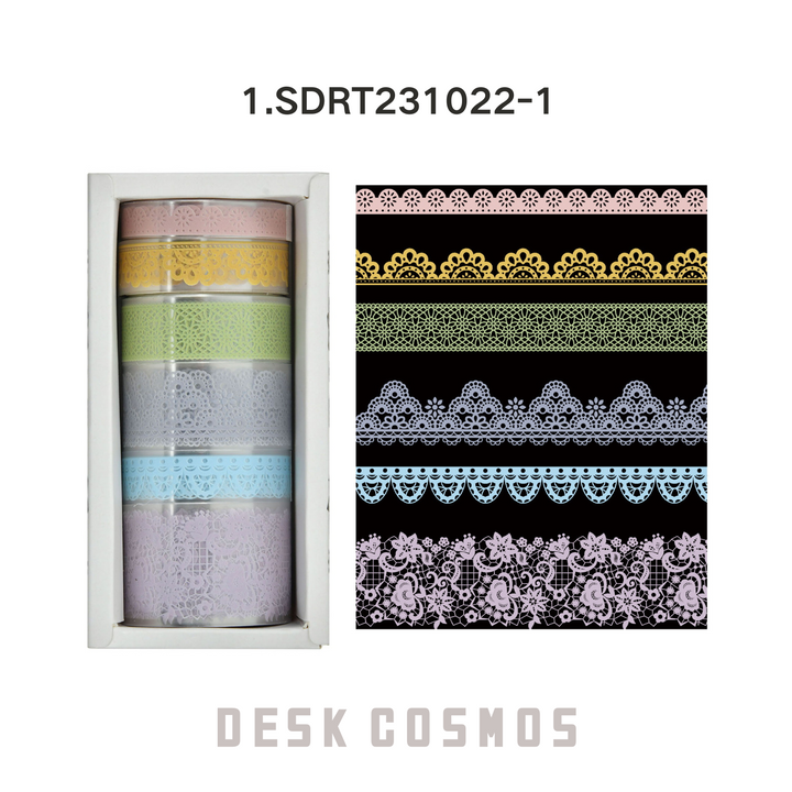 Floating Lace Purple Lace PET Tape Retro Aesthetic Journal