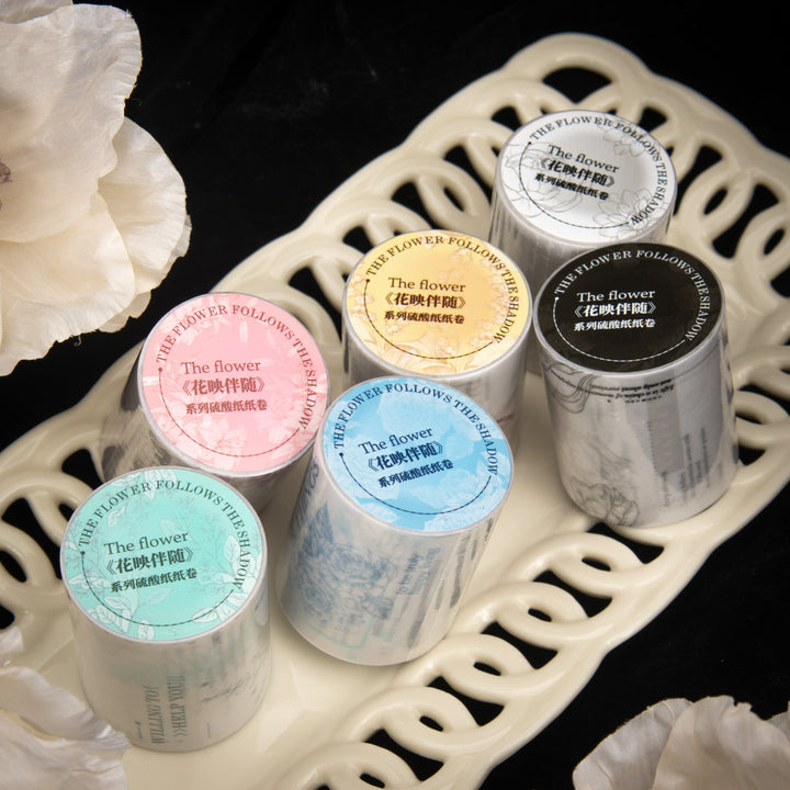 Floral Accompaniment Paper Tape Scrapbook Essentials for Journal Lovers