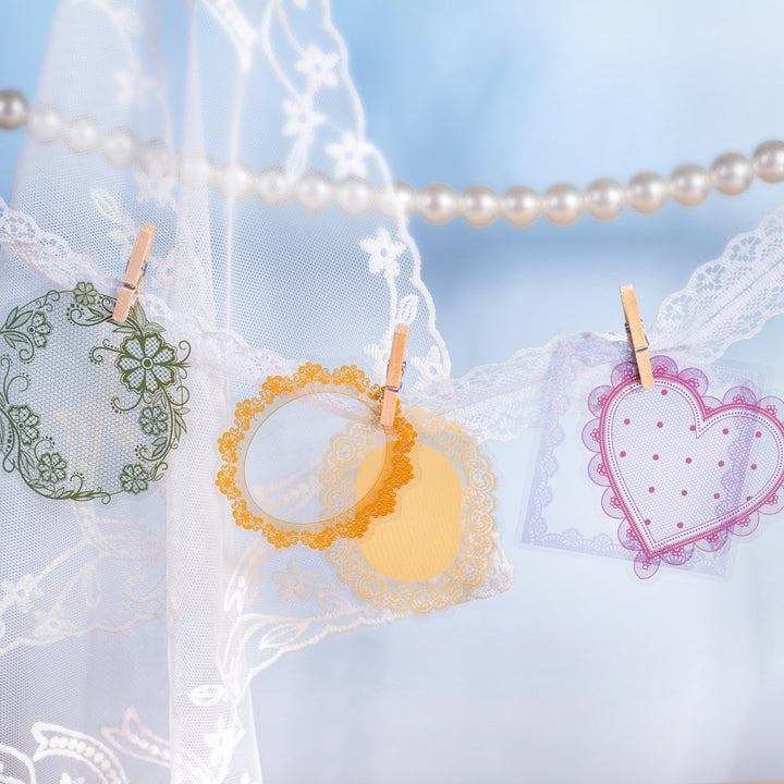 Floral Character Stickers Huaying Weaving Cute Scrapbook Supplies