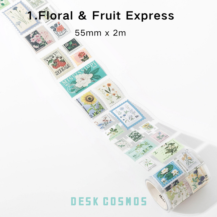 Floral and Fruit Express Washi Tape