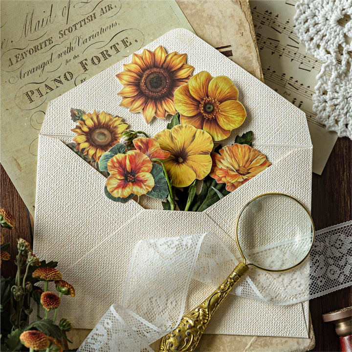 Flower Catalog Craft Paper Set for Floral Journals