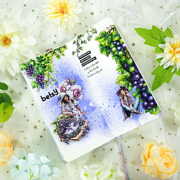 Flower PET Tape Bloom Season Characters Scrapbooking Essentials