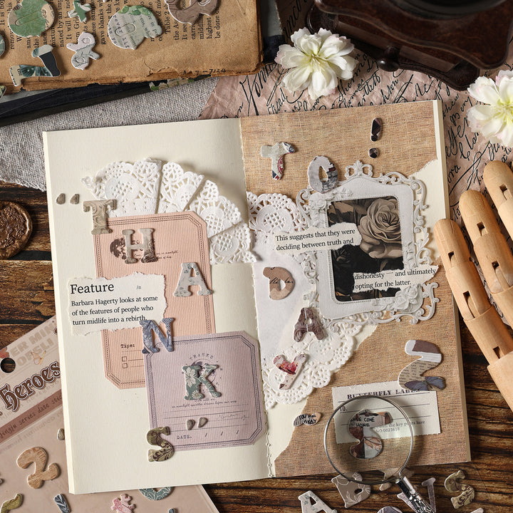Flower Pavilion PET Stickers Ideal for Personalized Decor
