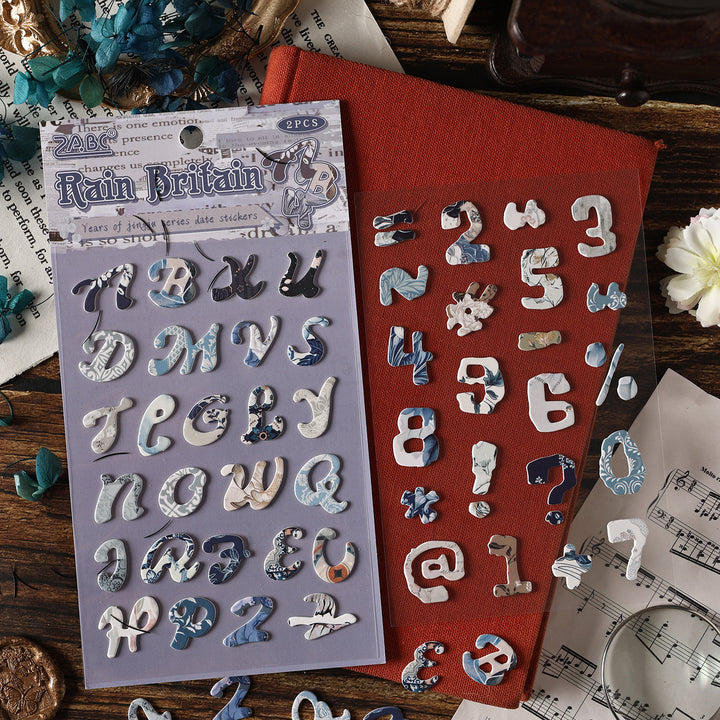 Flower Pavilion Text Labels Good for Diary Pages