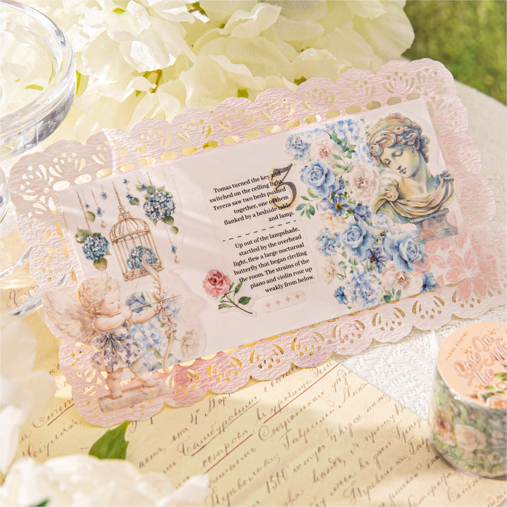 Flower Tapes Blossom Dream Series Botanical Stickers for Scrapbook