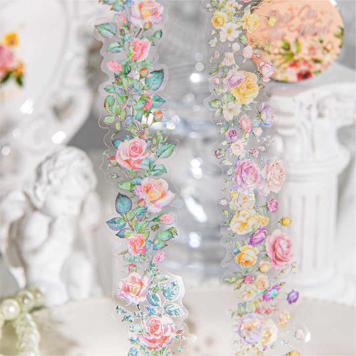 Flower Tapes Blossom Dream Series Colorful Blossom PET Stickers