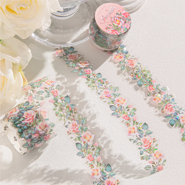 Flower Tapes Blossom Dream Series Transparent PET Floral Collage Supplies