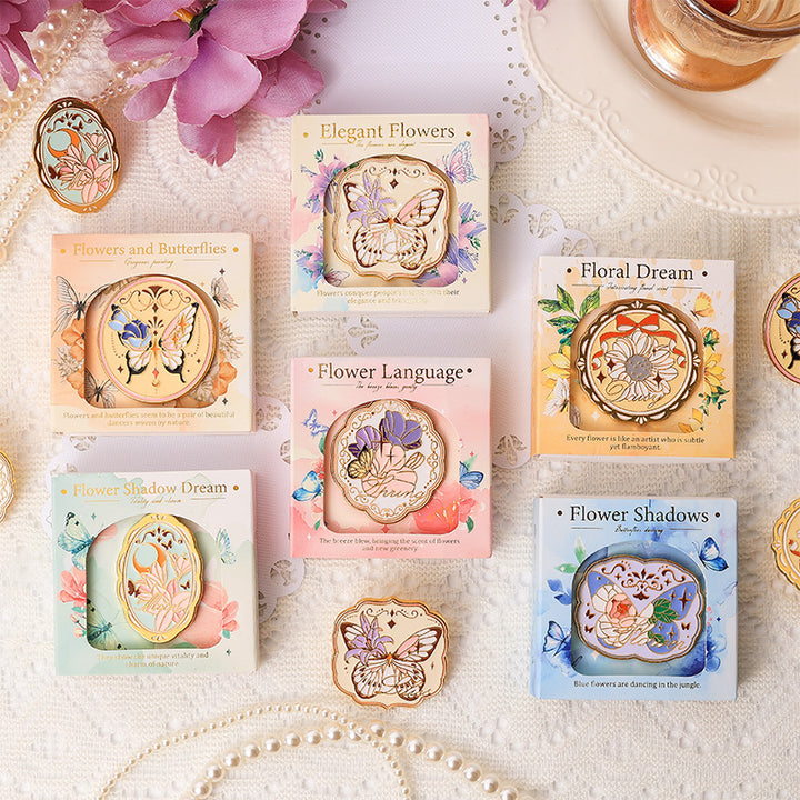 Flowers Bloom Like A Painting Planner Binder for DIY
