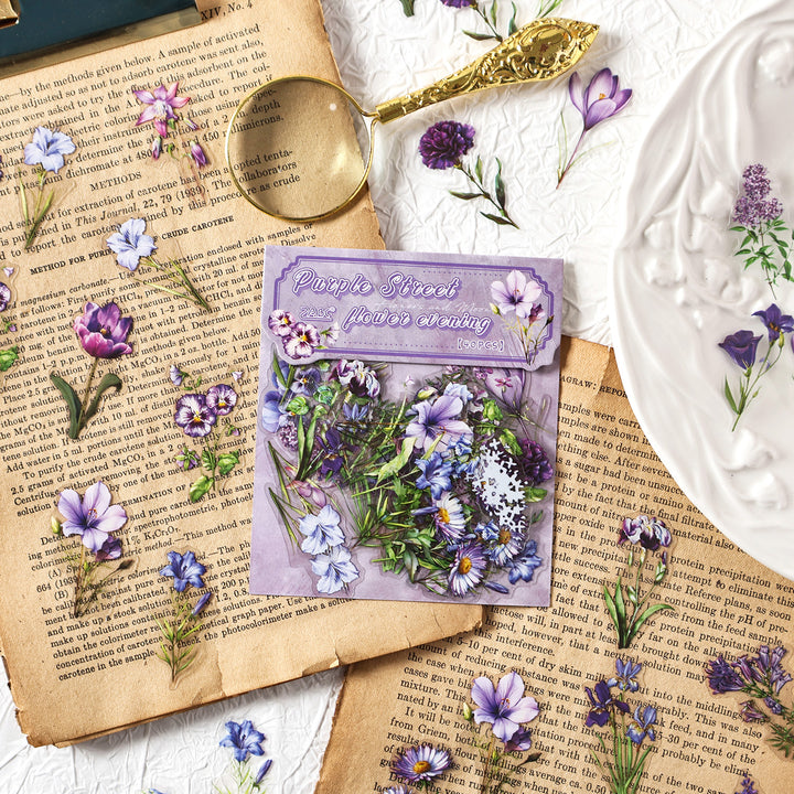 Flowers Dreams PET Stickers Vintage Style