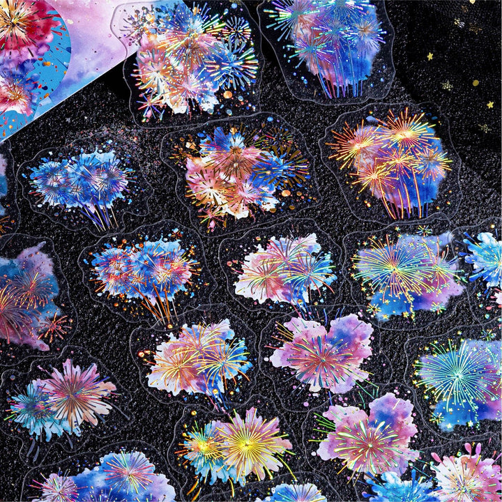 Flowing Light Dreamy Watercolor PET Stickers Scrapbooking