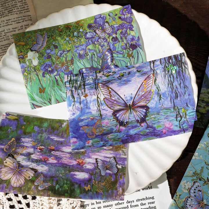 Foiled Butterfly Impression Pack Scrapbooking Supplies