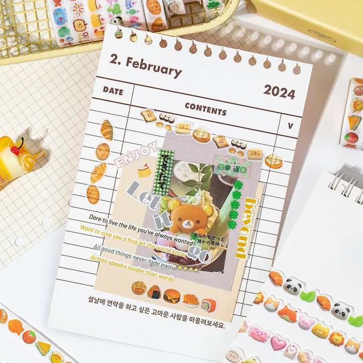 Food Party Collection Decorative Washi Desserts for Scrapbooking