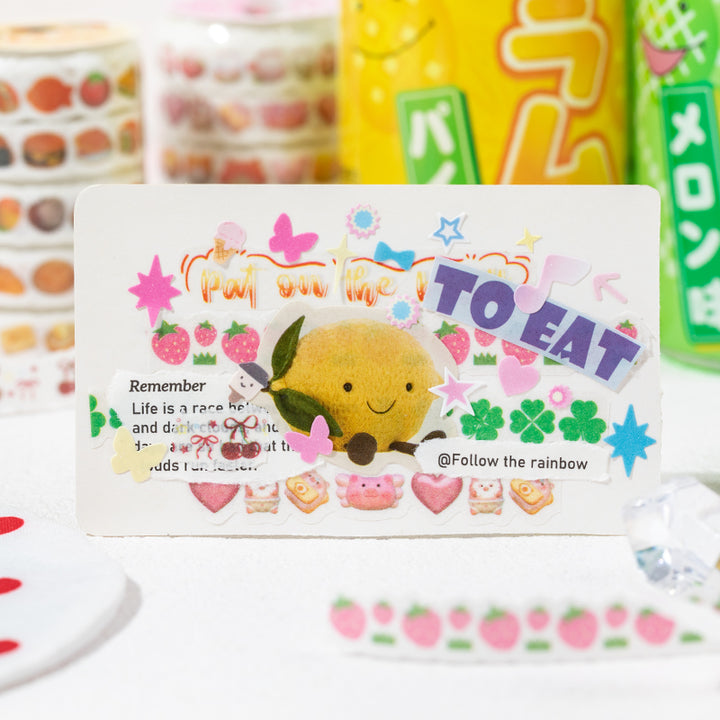Food Party Collection Fun Dessert Washi Tape for Arts