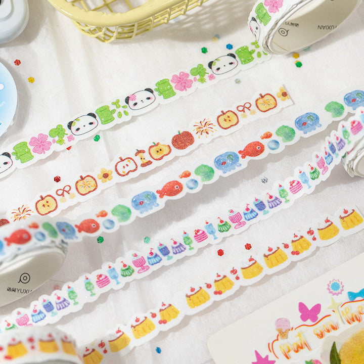 Food Party Collection Japanese Style Washi for Journal Decoration