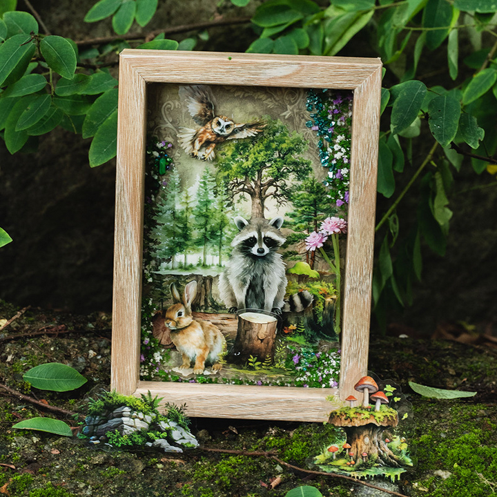 Forest Home Decorative Framed Painting