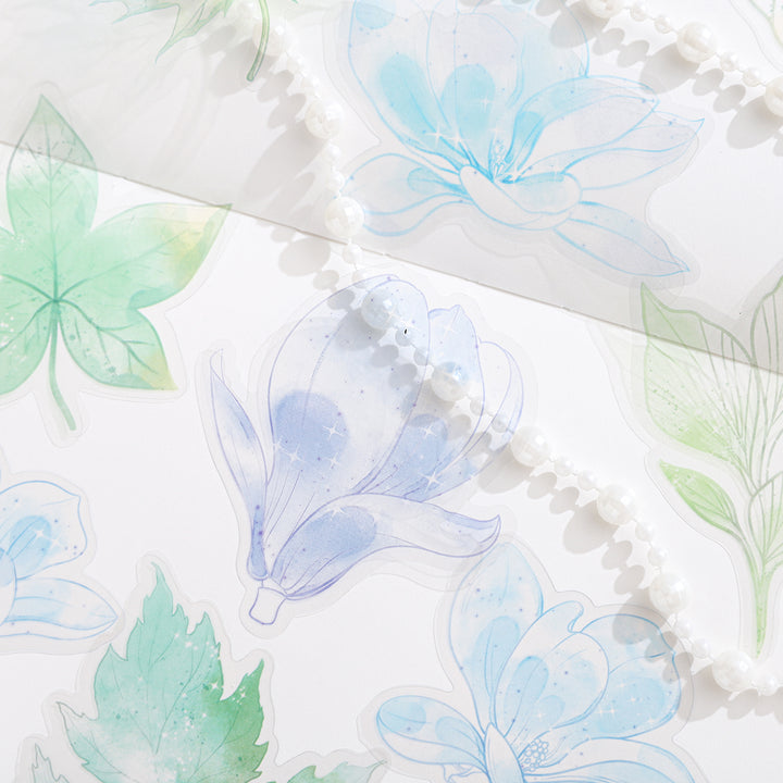 Forest Mist PET Stickers for Nature Aesthetic Scrapbooks