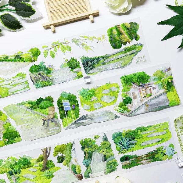 Forest Theme PET Tapes Forest Scenery Natural Elements