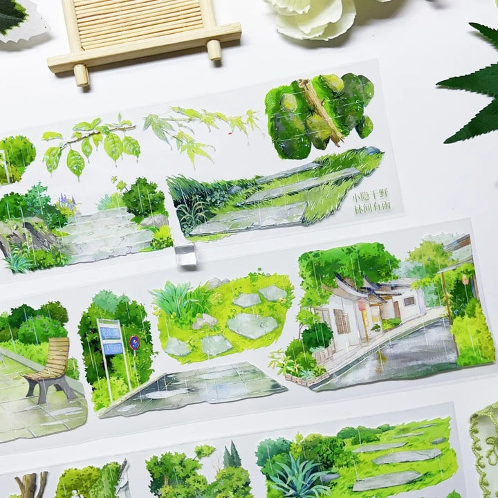 Forest Theme PET Tapes Nature Themed Design