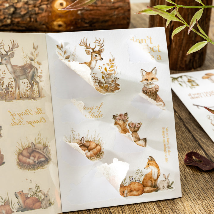 Breath of Living Beings Animal Theme Stickers for Journals